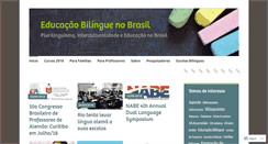 Desktop Screenshot of educacaobilingue.com